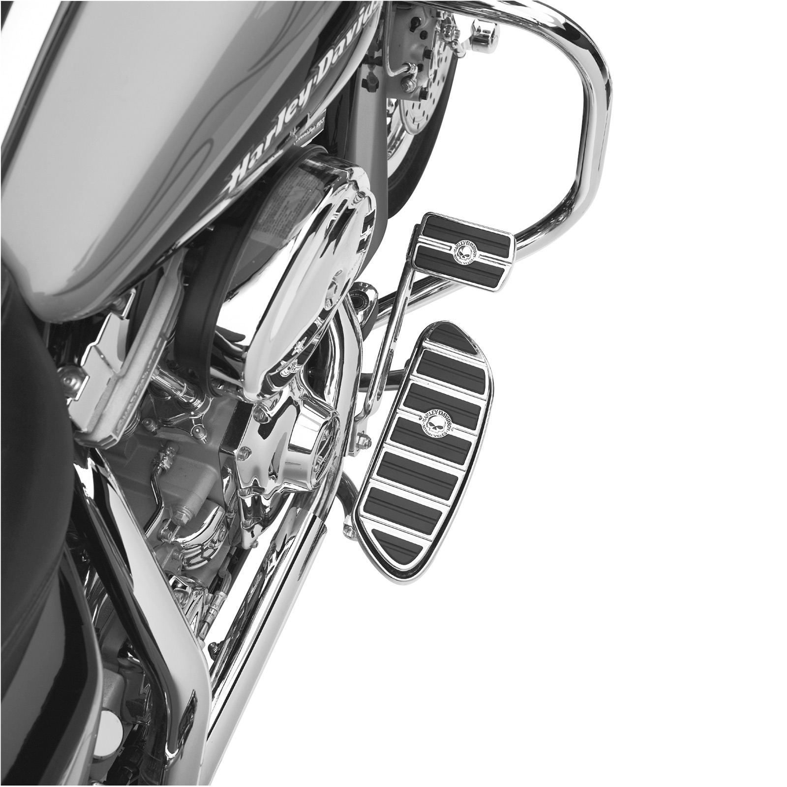 HarleyDavidson Willie G Skull Motorcycle Foot Brake Pedal Pad Large eBay