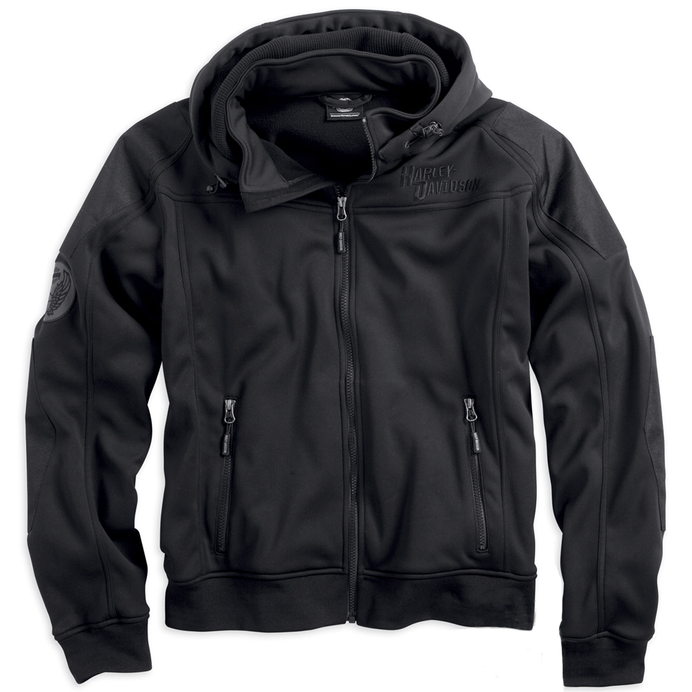 Genuine HarleyDavidson Mens Rex Softshell Reflective Jacket Extra